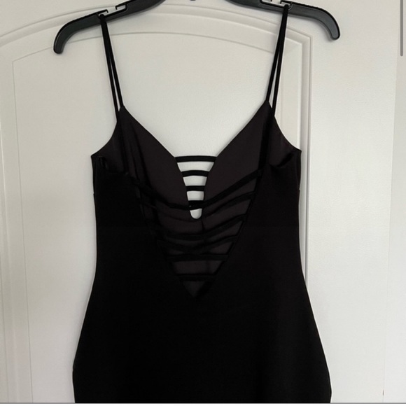 Bec & Bridge Georgia Black ladder mini dress size 6 - Picture 3 of 11